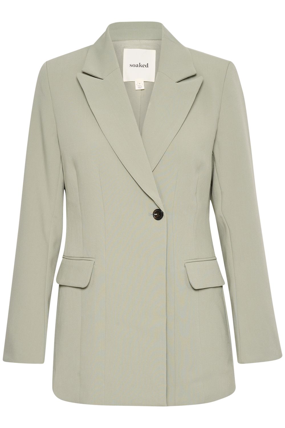 Corinne Fitted Blazer - Shadow  Grey