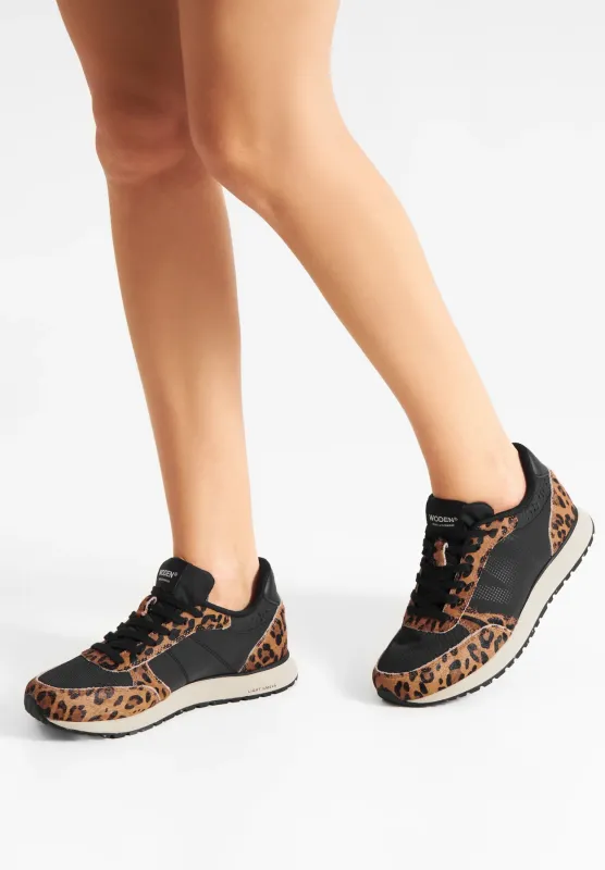 Ronja Cowhair - Leopard/Black
