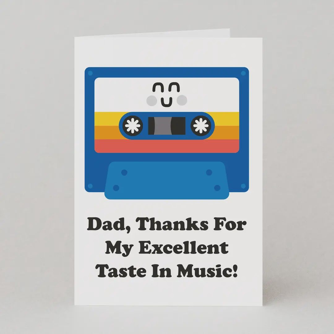 Father's Day Card - Taste in Music