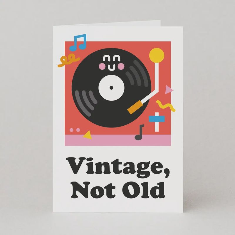 Birthday Card - Vintage