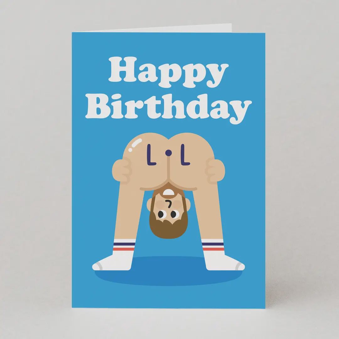 Birthday Card - LOL Man