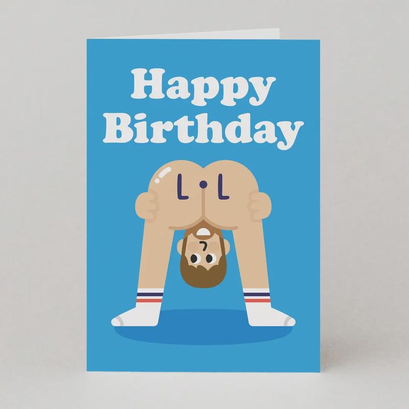Birthday Card - LOL Man