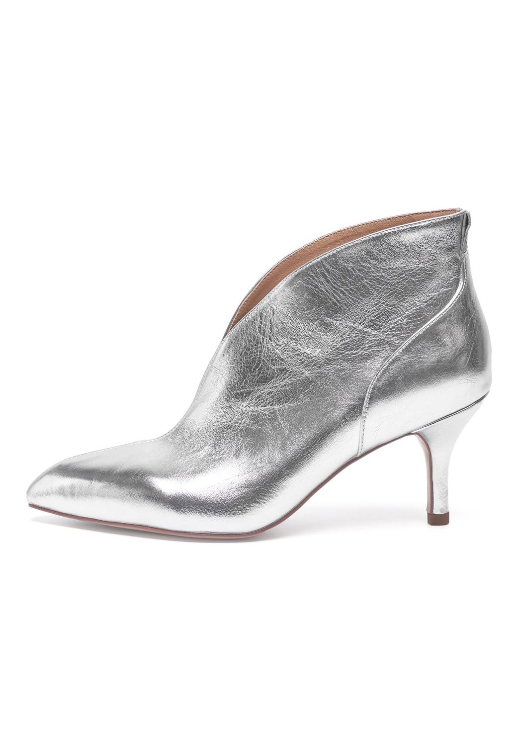 Valentine Low Cut Boot - Metallic Silver