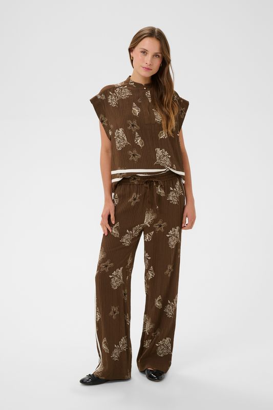 Rosashell Pants -  Fudge Sea Shell / Brown