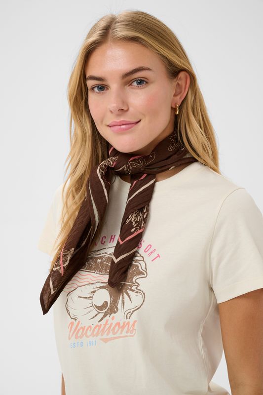 Rosashell Scarf - Fudge Sea Shell / Brown