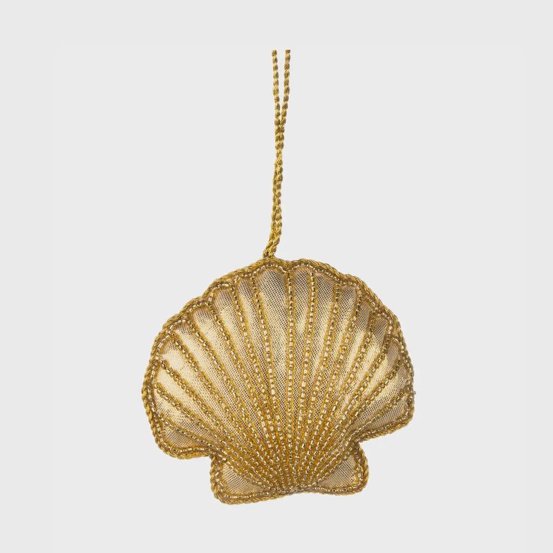 Beaded Scallop - Gold