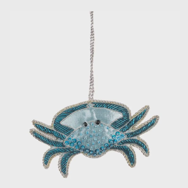 Beaded Crab - Blue