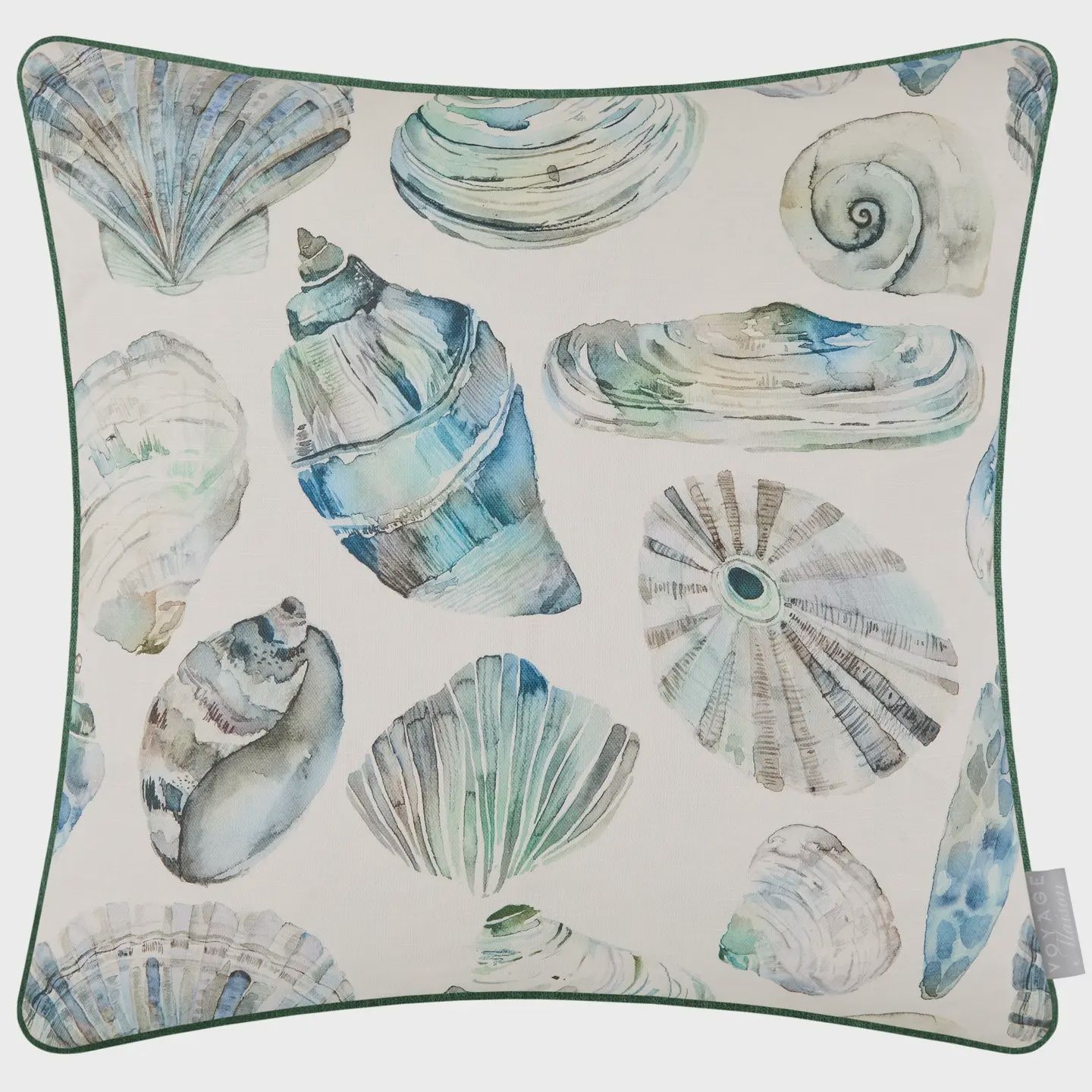 Rockpool Printed Pipe Cushion 50x 50cm - Marine