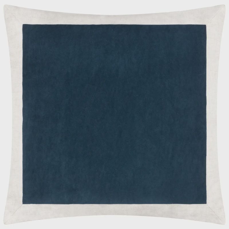 Auden Matte Velvet Cushion 50 x 50cm - Indigo