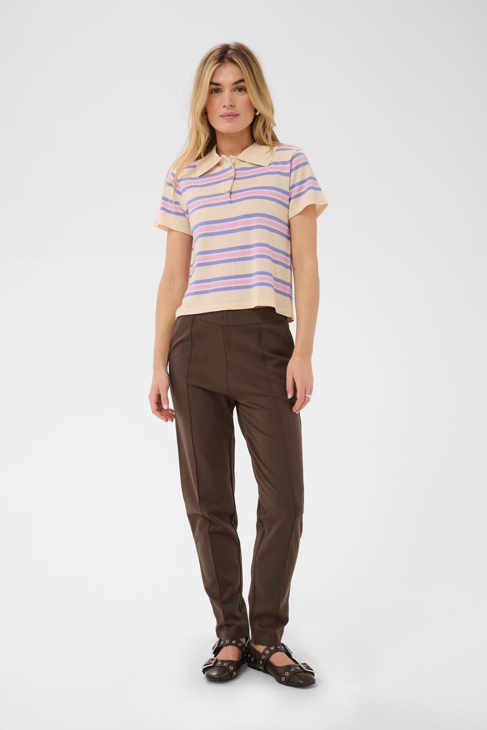 Genny Trousers - Chocolate Brown