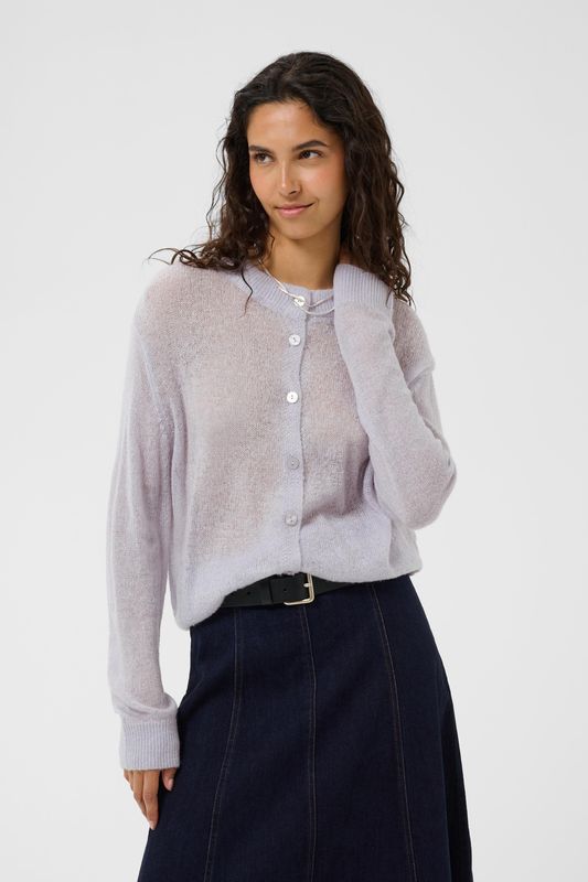 Sabbara Cardigan - Misty Lilac Melange