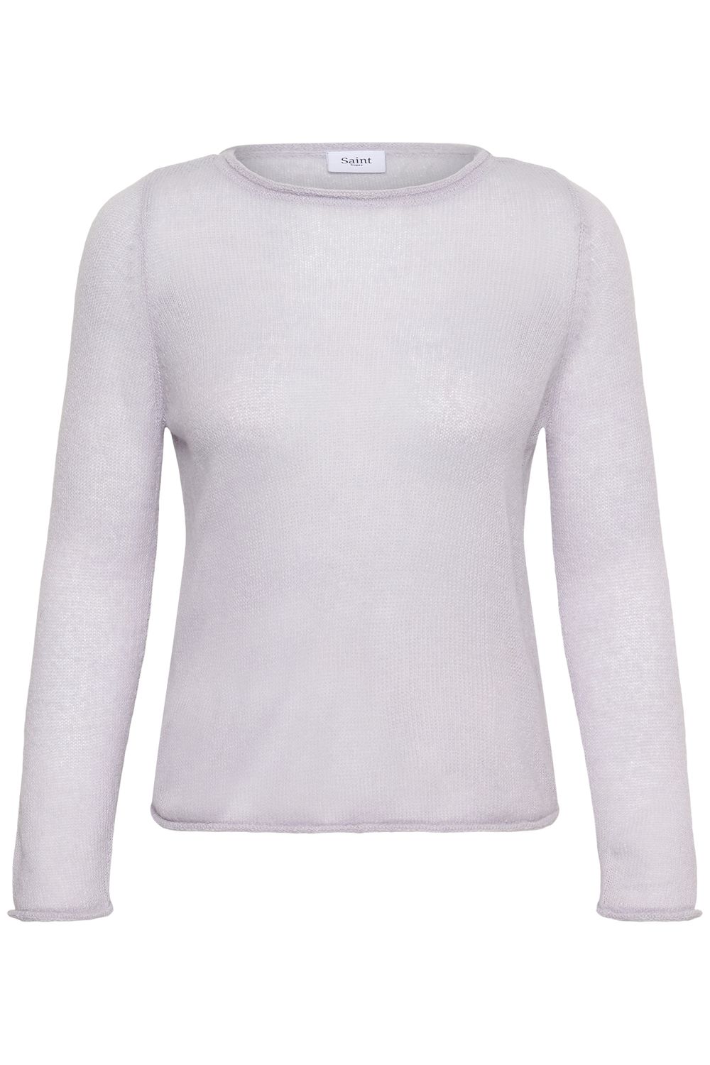 Sabbara Boatneck Pullover - Misty Lilac Melange