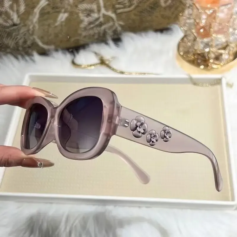 Sunglasses Floral Sculpted - Lavender