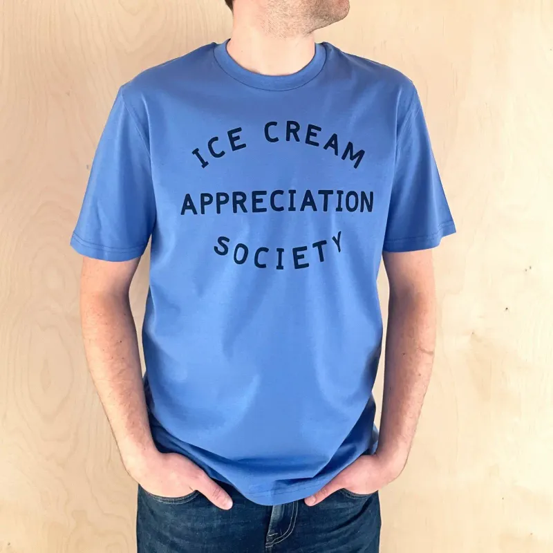 Ice Cream Appreciation Society Unisex TShirt - Blue