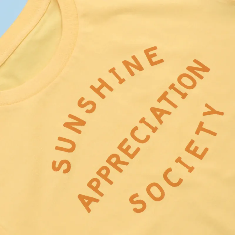 Sunshine Appreciation Society Women's TShirt - Yellow