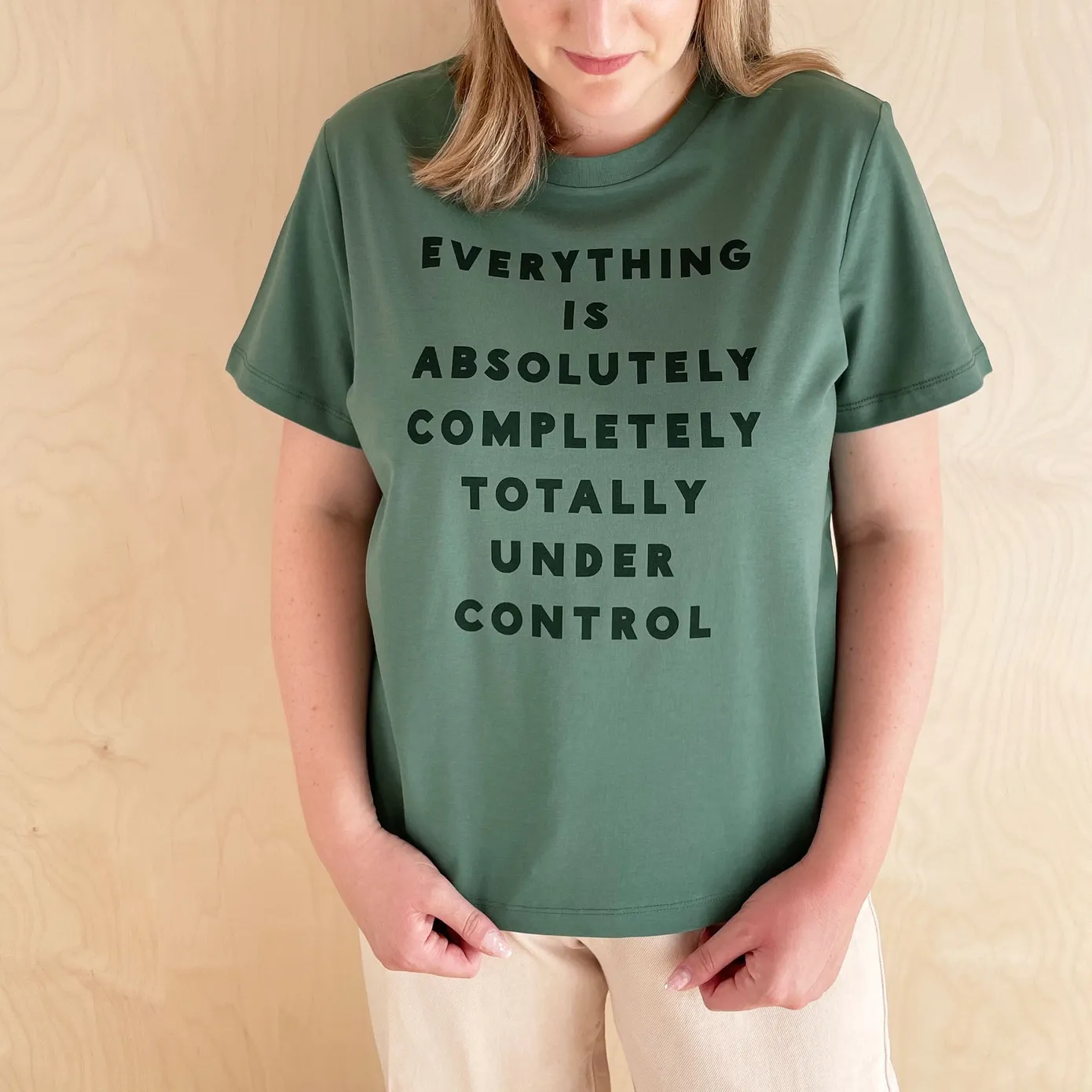 Under Control Women's TShirt - Sea Green