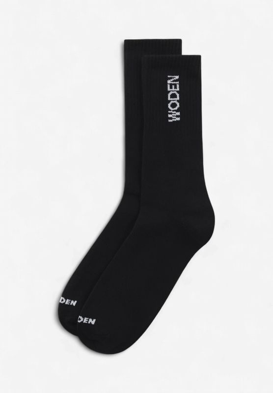 Woden Socks - Black/White