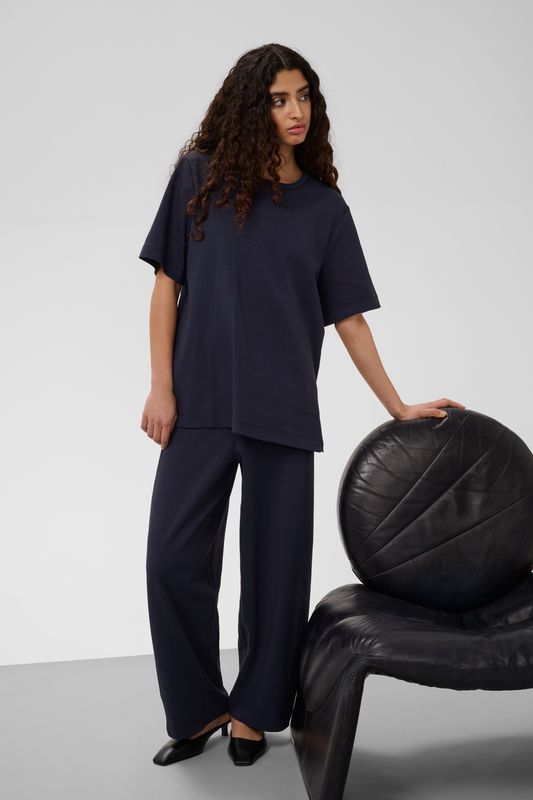 Hevanne Barrel Trousers - Night Sky