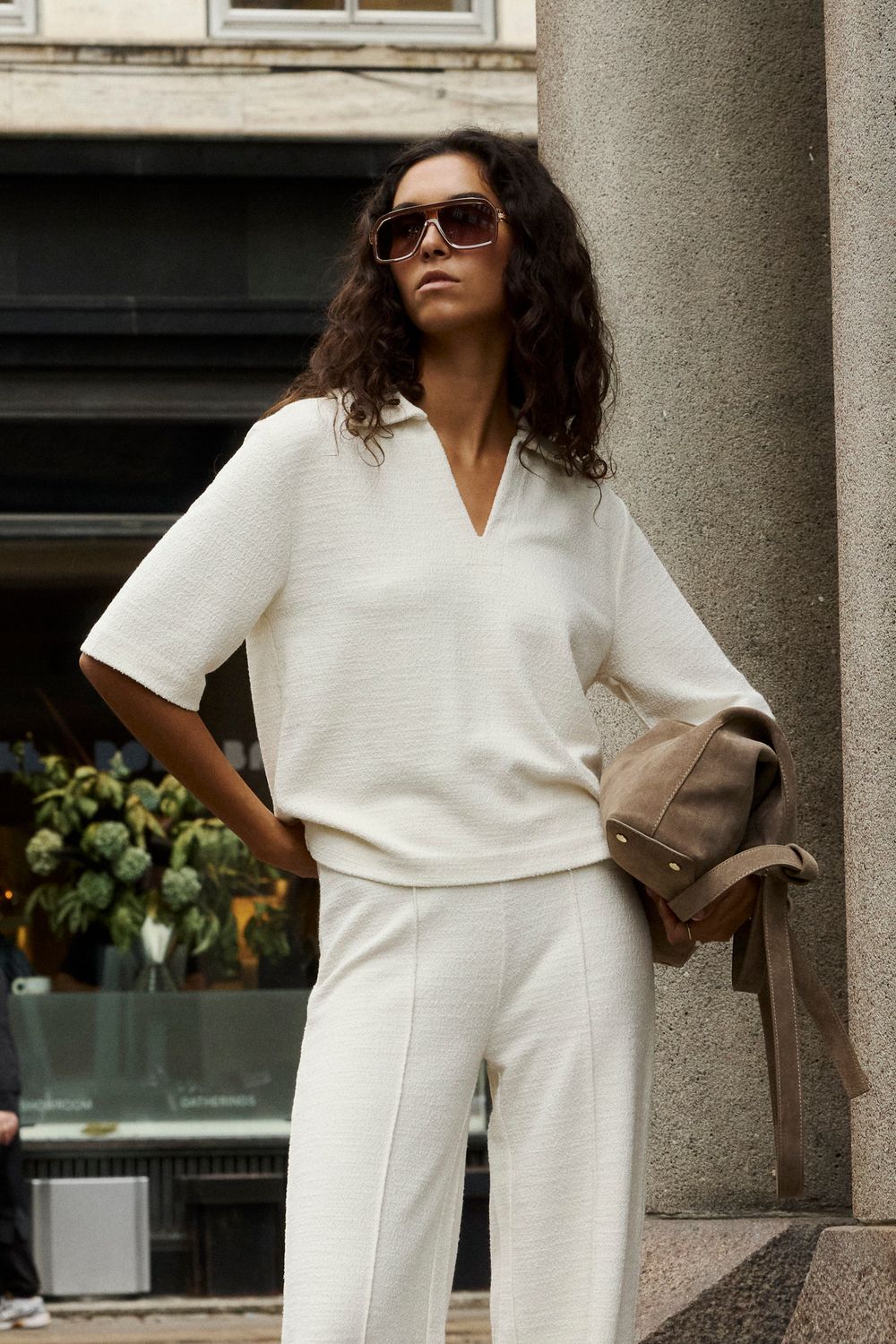 Bai Polo Tee - Whisper White