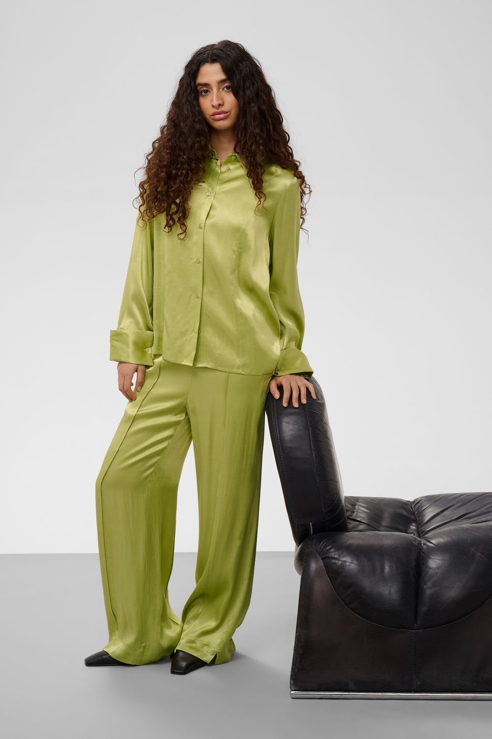 Irini Trousers - Weeping Willow