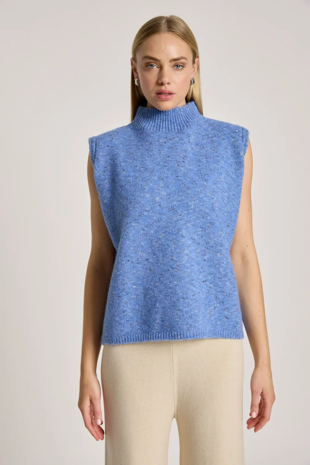 Zarda Knit Vest - Lake