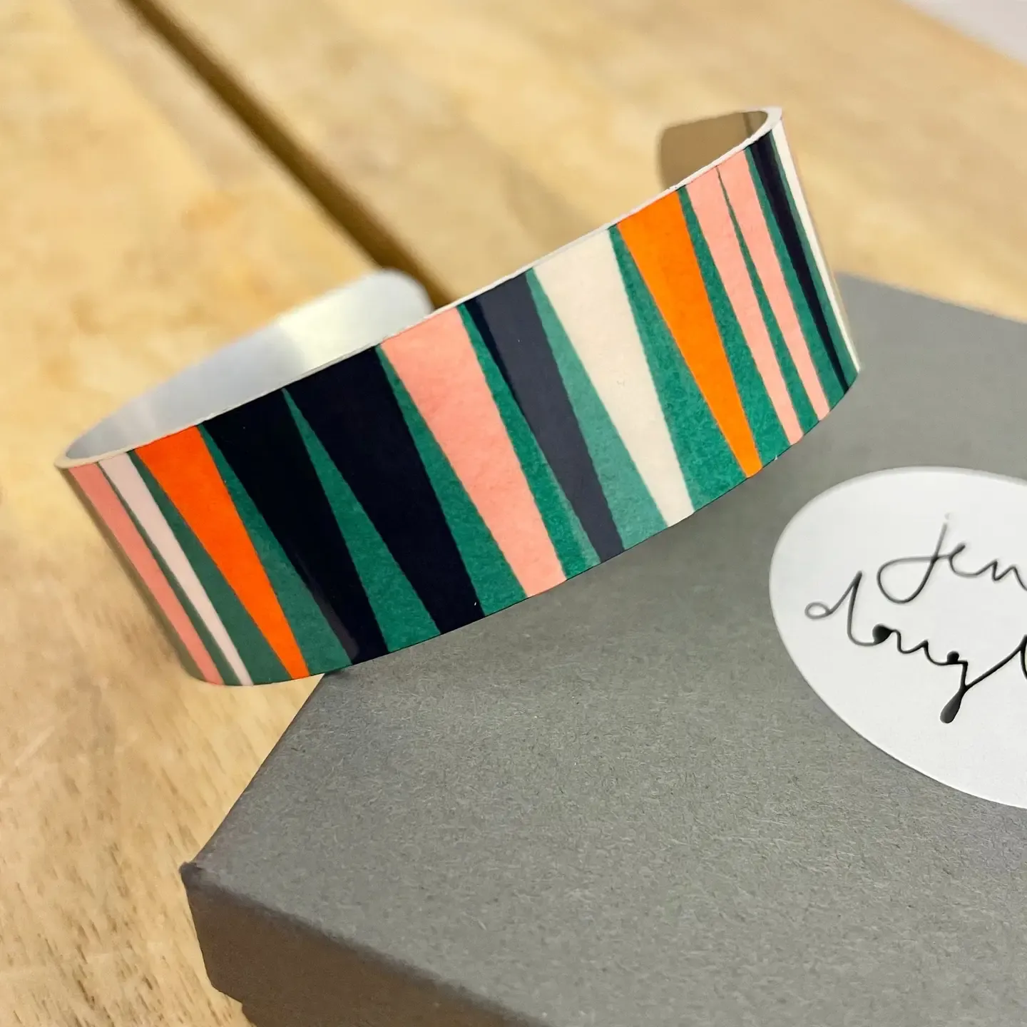Narrow Cuff Bracelet - Strata Multi
