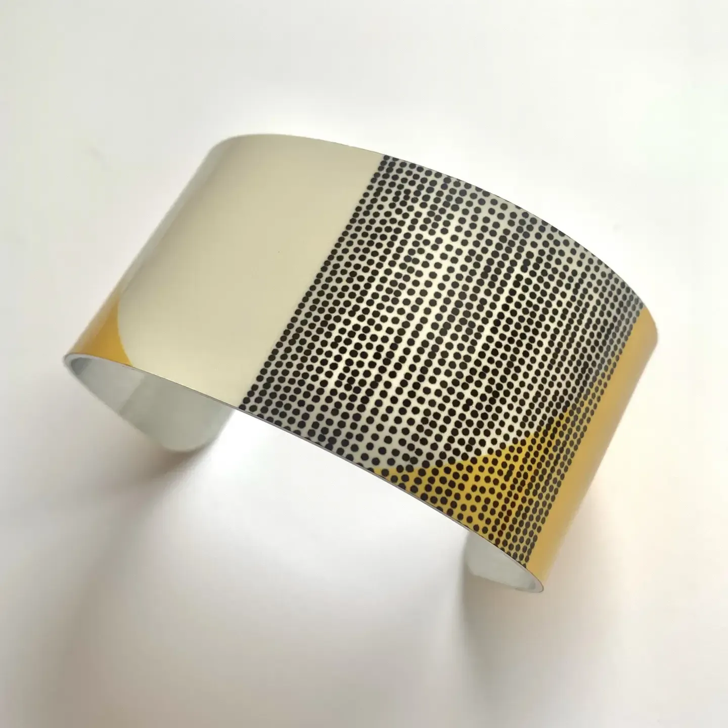 Wide Cuff Bracelet - Balance Ochre Band