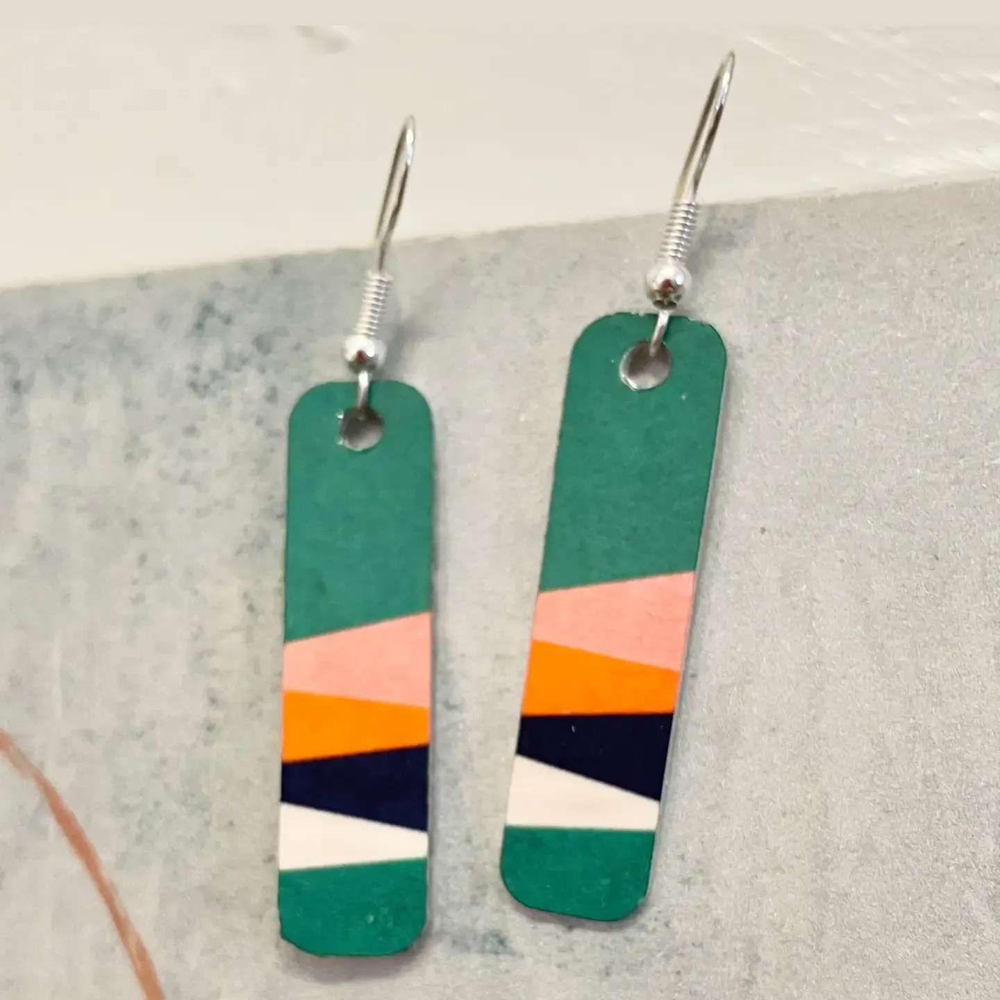 Long Earrings - Strata Multi