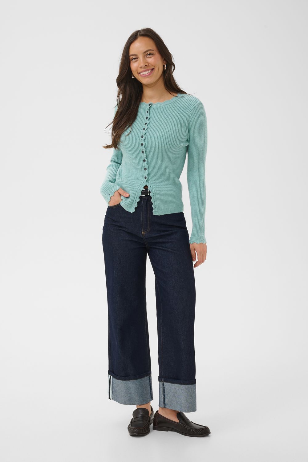 Tristen Cardigan - Aqua Haze
