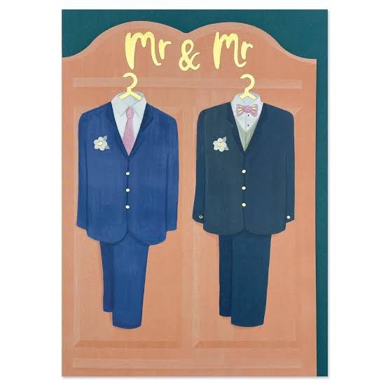 Wedding Card - Mr &amp; Mr
