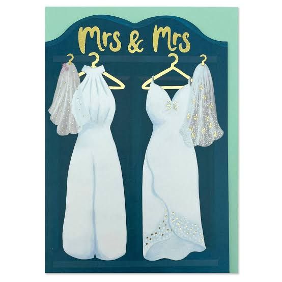 Wedding Card - Mrs &amp; Mrs