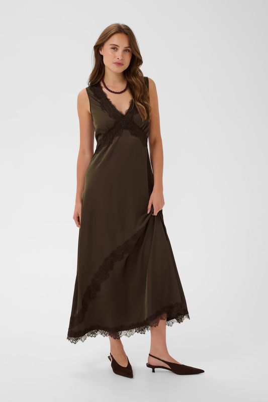 Teagan Dress - Chocolate Brown