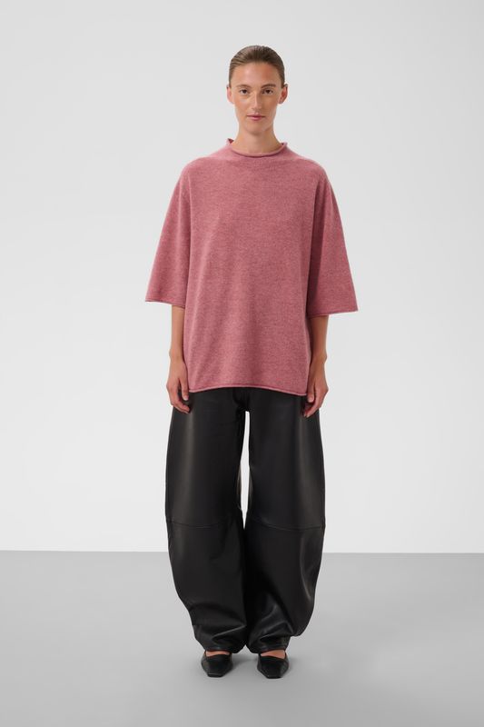 Sida Seamless Pullover - Mauvewood Melange