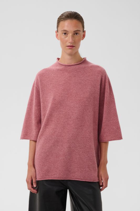 Sida Seamless Pullover - Mauvewood Melange