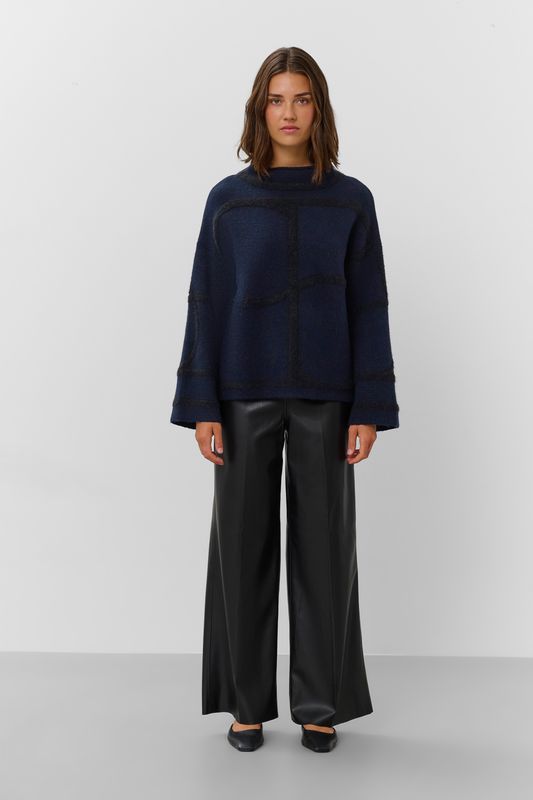 Sorea Mono Pullover - Nightsky Monogram