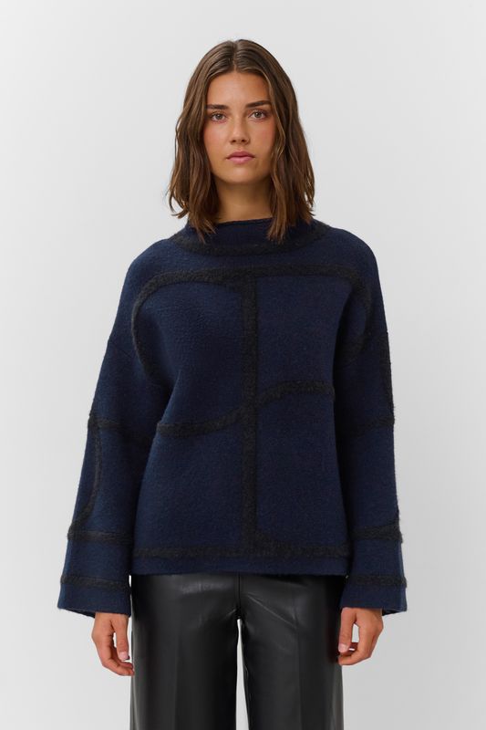 Sorea Mono Pullover - Nightsky Monogram