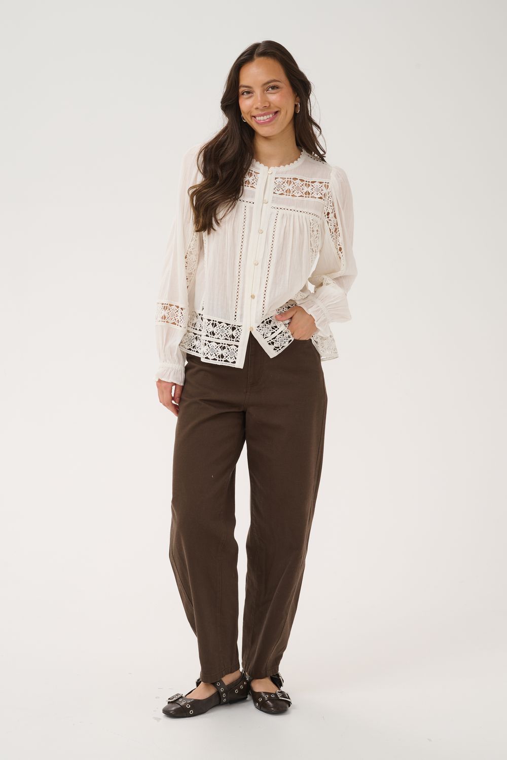 Joann Jeans - Chocolate Brown