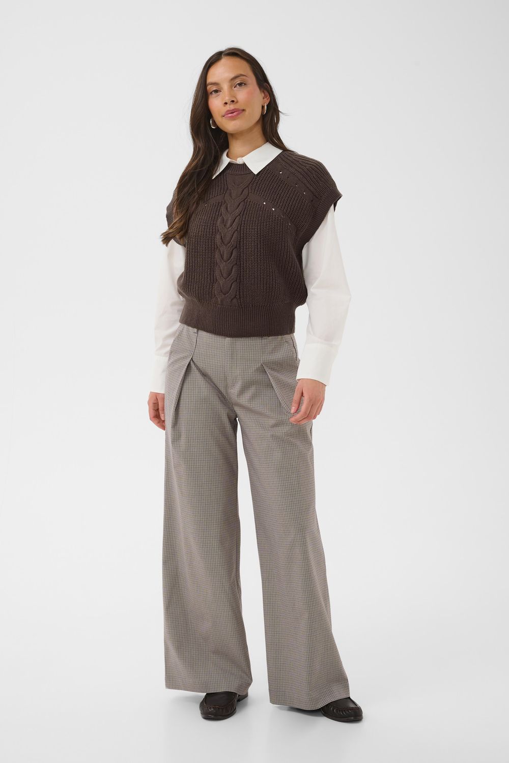 Trune Waistcoat - Chocolate Brown
