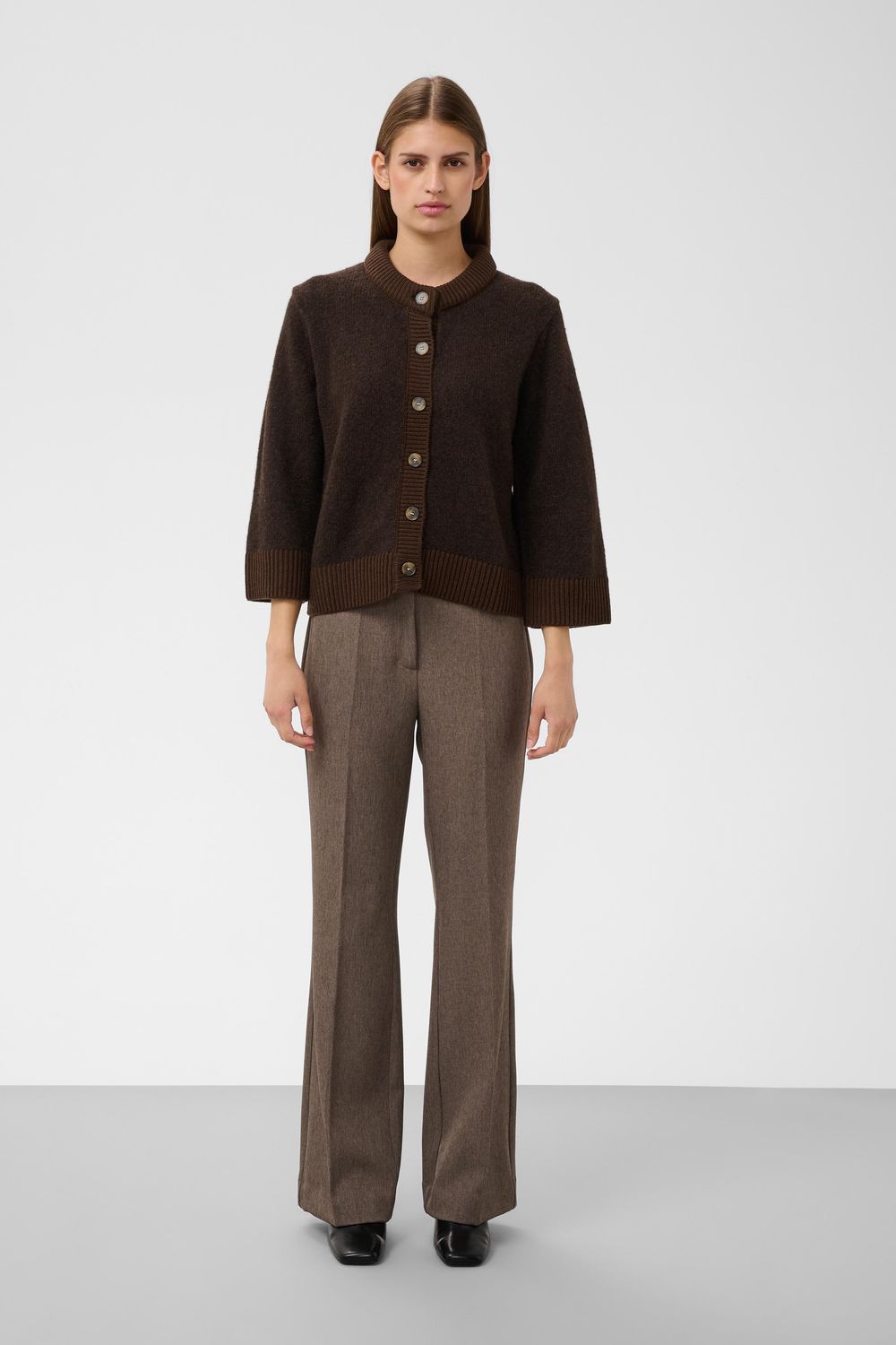 Idalia Cardigan - Ganache