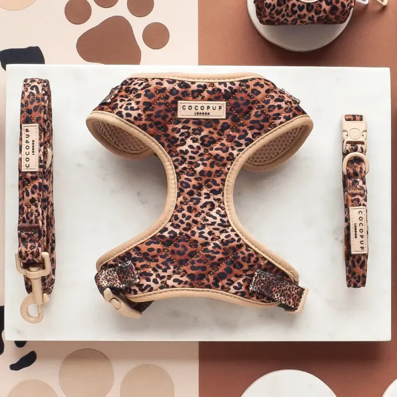 Quilted Leopard Print Lead