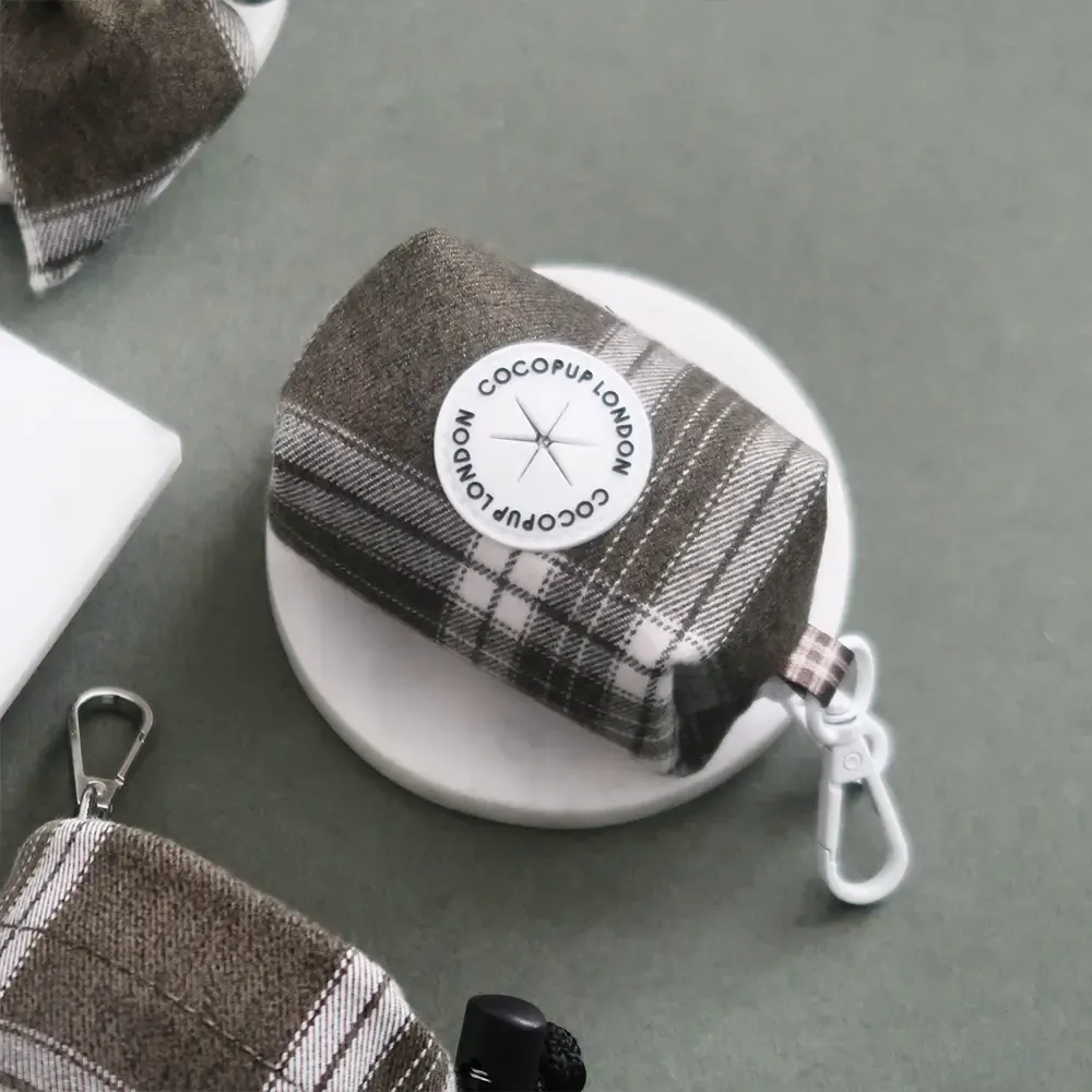 Olive Check Poop Bag Holder
