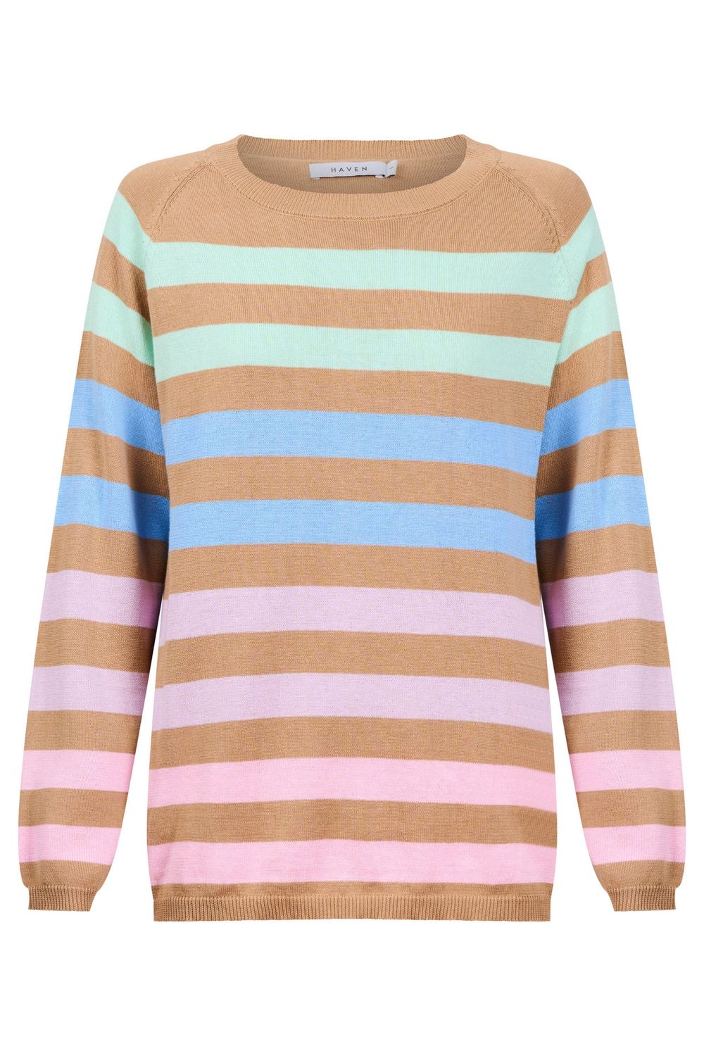 Vermont Stripe Jumper - Tan