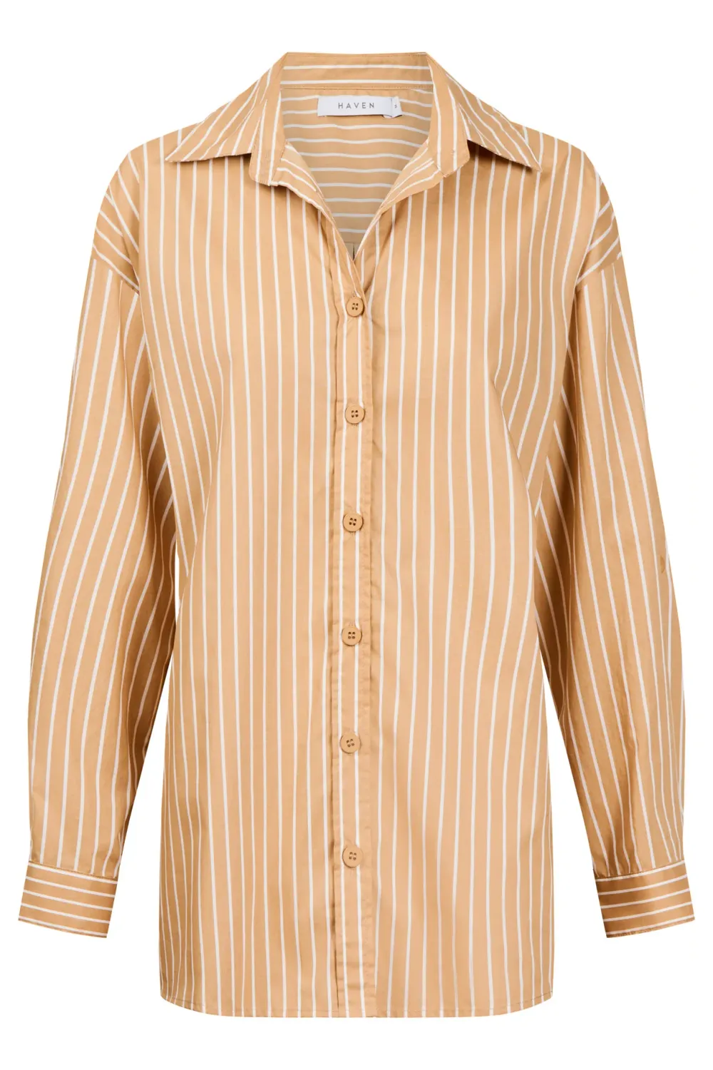 Fairbanks Stripe Shirt - Latte