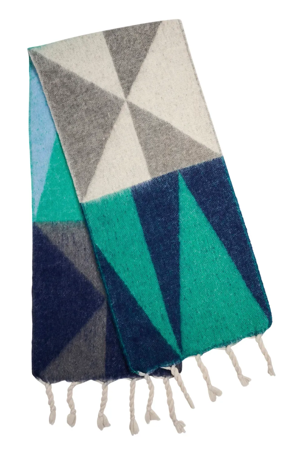 Valenza Triangle Scarf - Navy
