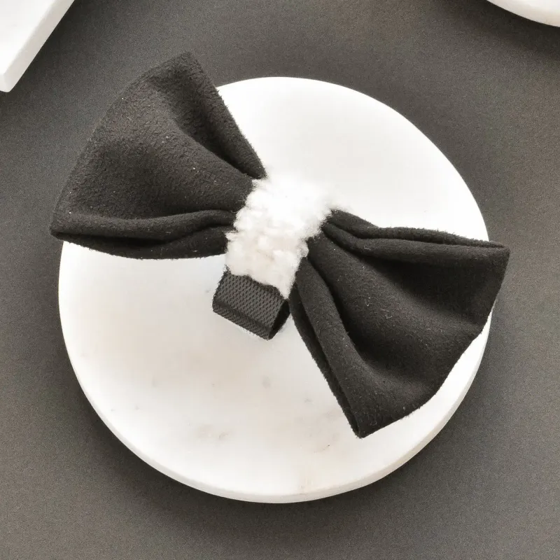 Black Aviator Bow Tie