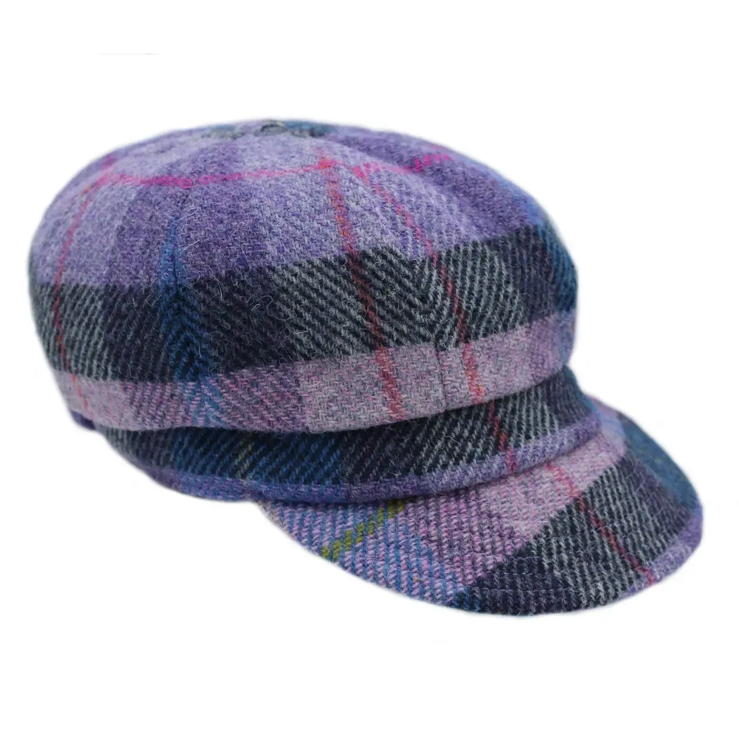Rosalie Harris Tweed Baker Boy - Lilac