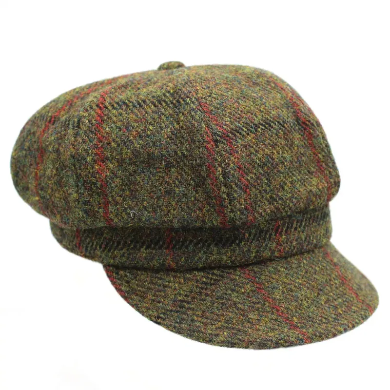 Rosalie Harris Tweed Baker Boy Cap - Rowan