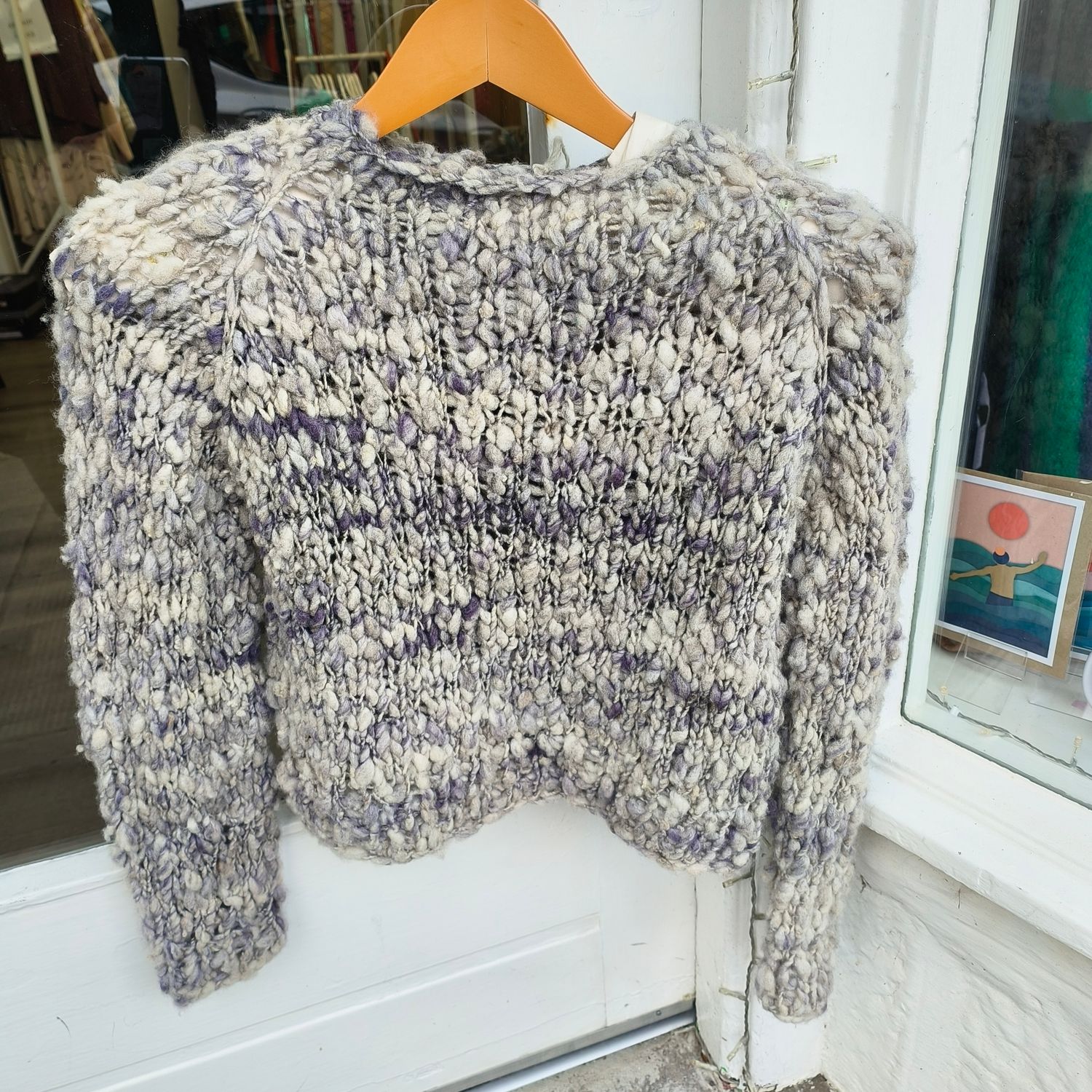 Jumper 374 - Natural/Purple