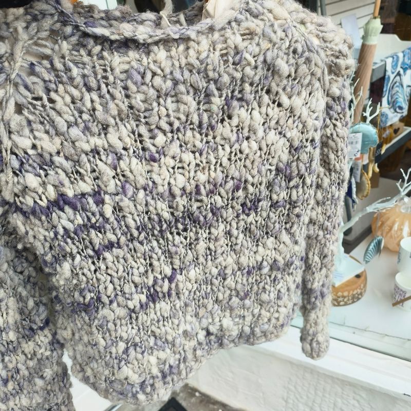 Jumper 374 - Natural/Purple