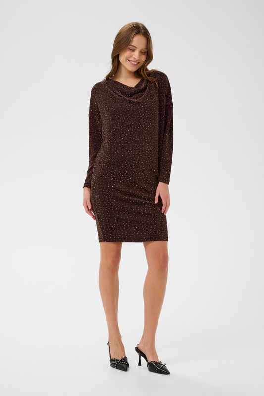 Noella Dress - Fudge